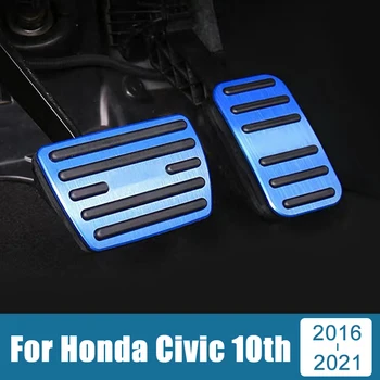 Автоаксесоари за Honda Civic X 10th 2016 2017 2018 2019 2020 ФК FK на крак педала на газта, спирачните педали, калъф, накладки