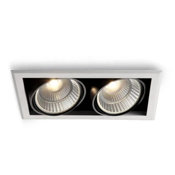 висококачествени таван точка осветление за помещения от 12 W/2x12 W/3x12 W с подсветка COB grille down light