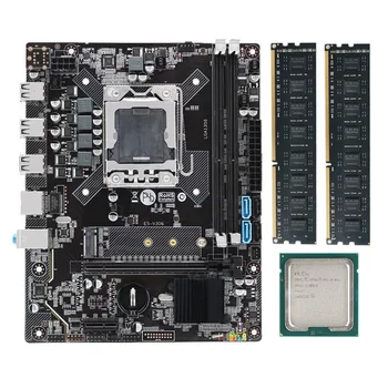 Комплект дънната платка X79 LGA 1356 с процесор Xeon E5 2420 V2 8 GB (2X4 GB) DDR3 Ecc Reg Nvme M. 2 Sdd Mico-Atx E5-V304