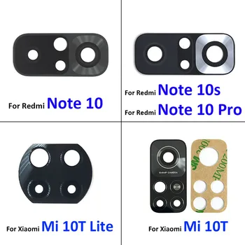 10 бр. Стъклена Леща от Задната Камера за Обратно виждане За Xiaomi Mi 11 10 Ultra 10T 11T Lite Pro/Redmi Note 10 10s Pro 9T 5G СЪС Самозалепваща стикер