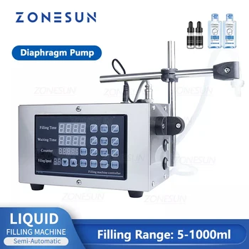 Машина за бутилиране на течности ZONESUN GFK-280 с цифрово управление на скоростта на помпа, мембранен Liquid парфюм вода, сок, етерично масло