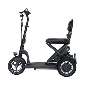 Лесно сгъваема 3 дължината на подвижността на Мотопед за възрастни E Скутер Електрически триколки Скутери за инвалиди за продажба