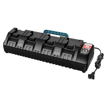 N14 N18 Зарядно устройство за литиево-йонни батерии 110-240 v за Milwaukee M18 48-11-1815 48-11-1828 48-11-2401 48-11-2402 4- Зарядно устройство с пристанище, 3A