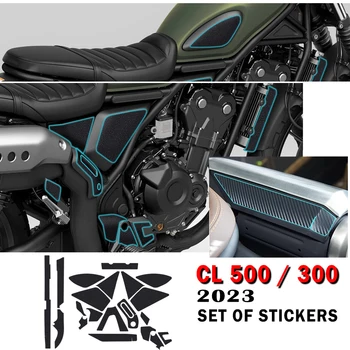 CL500 Аксесоари за Honda CL300 CL 300 500 2023 етикети на мотоциклет протектор обтекател етикети на горивния резервоар Етикети CL300 резервни части