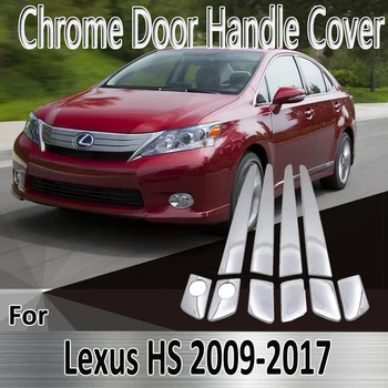 За Lexus HS AA10 250h 2009 ~ 2017 2010 2011 2012 2013 2014 Стикери за Украса Хромирана Врата копчето на Кутията Ремонт на Автомобилни Аксесоари