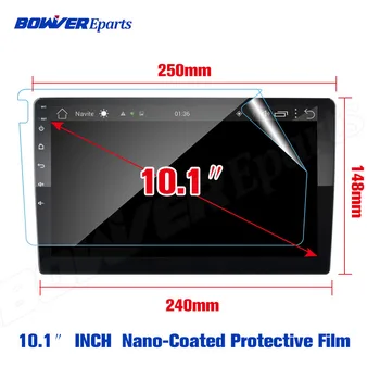 (Без закалено стъкло) Защитно фолио с нанопокрытием от мека TPU за автомобилното радио 10,1 9 инча Teyes Spro Junsun V1 Android 9,0