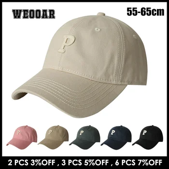 WEOOAR (55-65) см, бейзболна шапка в Голям Размер за Мъже и Жени, 2022, Мек Памучен Шапка на шофьор на камион, Хип-Хоп Шапки S, Casquette Homme Femme MZ368