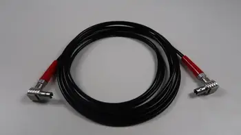 един ултразвук на кабел RG174 за инспекция инструмент, 90 градуса е съвместим със стил Lemo 00 до 90 градуса Lemo 00