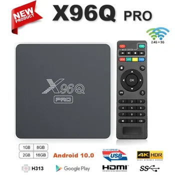 X96q Pro телеприставка Quanzhi h313 външна търговия TV box 4K WiFi Android TV box TV B