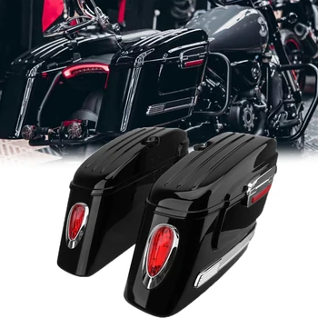 Седельная Чанта Странична Кутия За Инструменти Мотоциклет С Универсален Заден Фенер Куфар Твърд Калъф Багажника За Harley За Honda За Yamaha За Suzuki