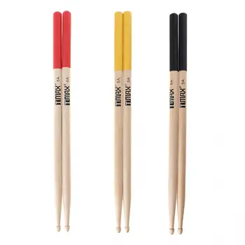 2 бр.! 5A Кленови барабанни пръчки Професионални дървени барабанни пръчки Няколко възможности за избор на цвят на барабана
