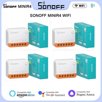 SONOFF MINIR4 WiFi Mini Switch Extreme Релеен Модул 2 Начина за Управление на Smart Switch Подкрепа R5 S-КАПИТАН Алекса Alice Google Home