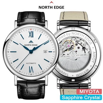 NORTH EDGE 2023 Мъжки механичен часовник сапфировые автоматични часовници мъжки спортни водоустойчиви часовници е от неръждаема стомана Reloj Hombre