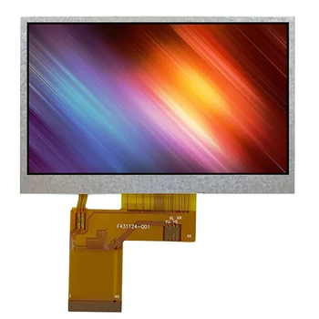 4.3 инчов TFT LCD модул 480xRGBx272 GC3047 IC Водача 350 Висока Яркост TFT LCD модул Без допир 40PIN RGB TFT LCD модул 3,3