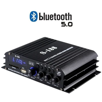 Усилвател На Мощност Динамиката На Hi-Fi Бас Стерео Bluetooth Усилвател 40 W + 40 W Управление На Високите Честоти Музикален Плейър, За Домашно Кино S188
