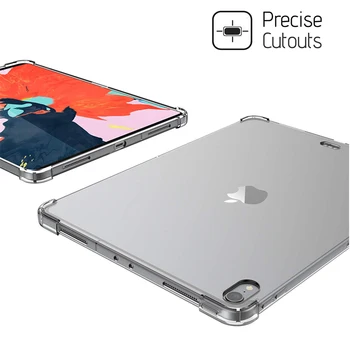Прозрачен силиконов калъф от TPU за iPad 10,2 7-то поколение, калъф за Ipad Pro Air 3 е 10,5, таблет Funda за Ipad pro 11 2018 2020