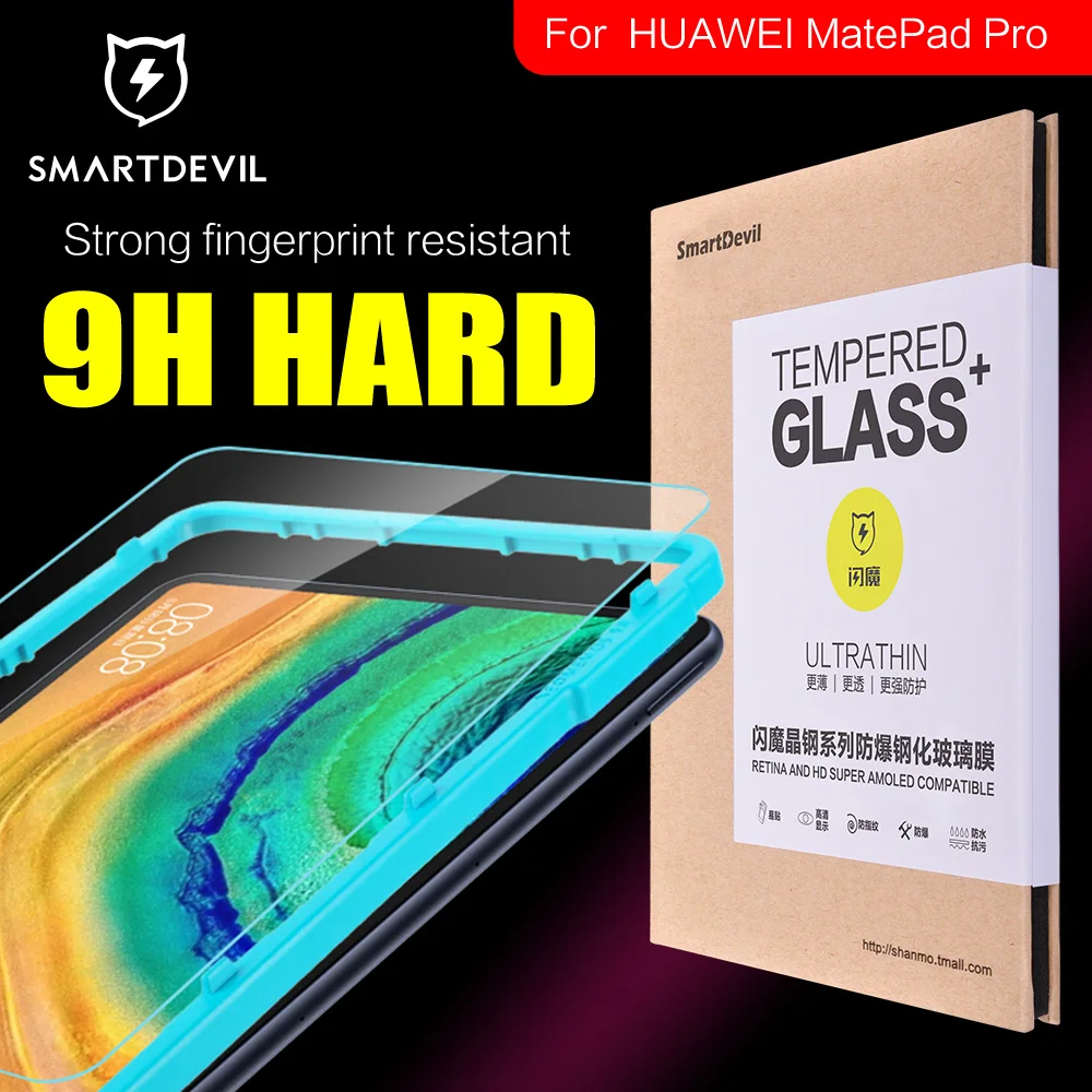 Защитно фолио SmartDevil За Huawei MatePad Pro 10,8-инчов MediaPad M6 10,4 10,8-инчов С пълно покритие, Прозрачен Анти-Синя Светлина