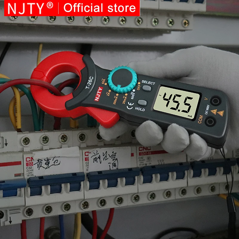 NJTY Професионален Тестер ток изтичане на T-26C Цифров Измерител на ток Изтичане на Амперметър Волтметър 0,01 ma Измерване на Микротока