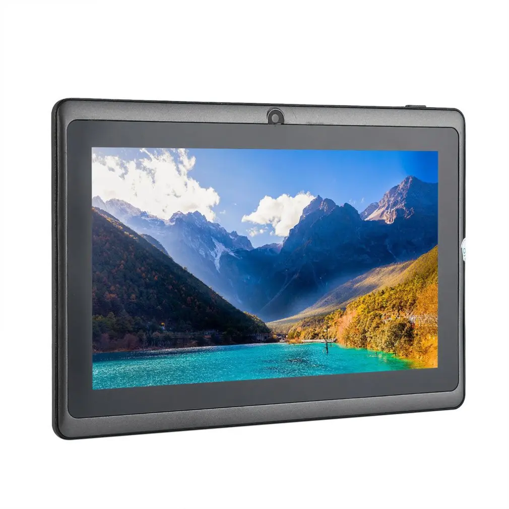 Нови 7-инчови Таблети за Allwinner A33 Tablet PC 512 MB + 4 GB За 4,4 четири-ядрени Q88 Kids PAD LTE 4G Телефон Cal WiFi Google Tablet PC