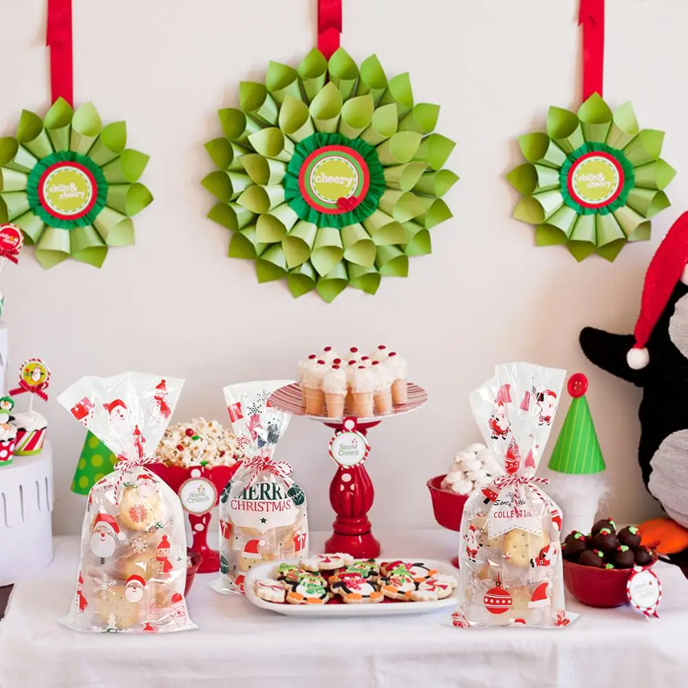 FENGRISE Коледен Пакет За Бонбони Забавни Коледни Декорации За Дома 2023 Коледна Украса, Коледни Подаръци Навидад честита Нова Година 2024