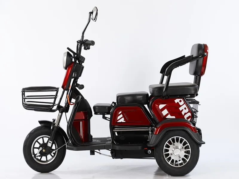 Електрическа триколка мотор с мощност 600 W, домакински малък скутер, тройна електрически регулируеми триколка