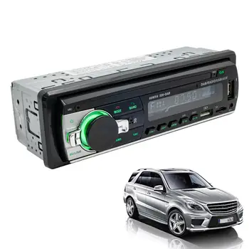 Радиото в автомобила стереоплеер Син Зъб вграден в мобилен телефон, MP3 плейър AM FM-радио 1 Din, USB, дистанционно управление на стерео аудио система
