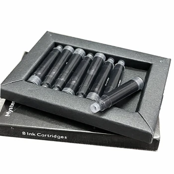 Високо качество (8 бр./опаковане.), презареждане на тонер касети черно мастило за автоматична писалка MB, аксесоари за училище канцеларски материали