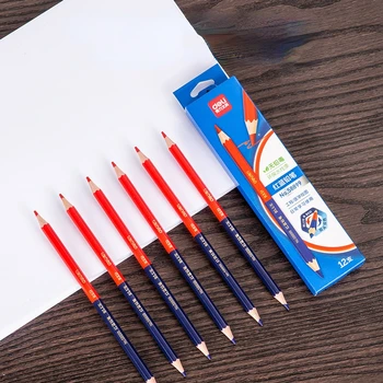 12 Комплекта орел червени и сини моливи Инженерни медицински моливи за рисуване Дизайн Художествена маркерная дръжка художествени канцеларски материали