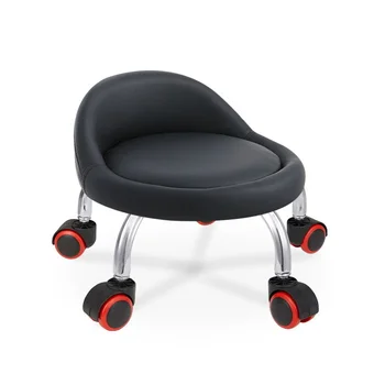 Столче на колела за изсушаване на пода педикюр измиване на зеленчуци и ниско столче столче на колела мебели за пране на дрехи табуретка за краката