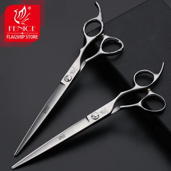 Fenice 7,5 см Япония 440C Професионални Ножици За Подстригване на Домашни любимци Ножици За Подстригване на Кучета/Котки Директни
