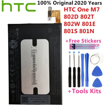 Оригинален HTC Нов 2300 mah BN07100 Подмяна на Батерия за HTC One M7 Батерия 802D 802T 802W 801E 801 S 801N Батерия + Безплатни Инструменти