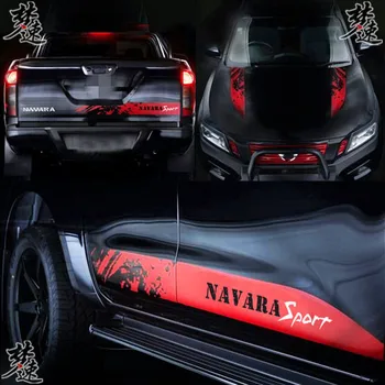 Автомобилна стикер за Nissan NAVARA модификация декорация на вратата на купето стикер с външния вид на NAVARA стикер с цветен модел