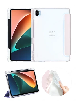 За Xiaomi Mi Pad 5 Pro Калъф 11 инча 2021 Силикон smart-калъф за Mi pad 5 Pro 12,4 см 2022 калъф за mi pad 5