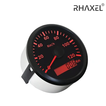 RAXEL 0-120 км/Ч 0-200 км/Ч 0-140 мили/ч 0-160 км/ч 0-200 км/ч GPS за измерване на Скоростта 9-32 В с GPS антена 85 мм