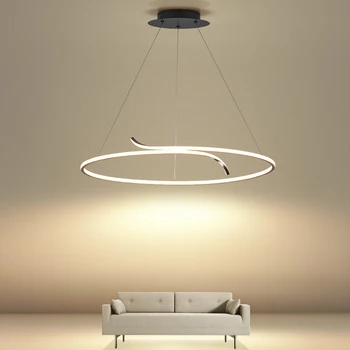 Полилей за трапезария, лампа за спални, лампа за дневна, 2022 нови лампи, модерен минималистичная led кръгъл полилей с индивидуален дизайн