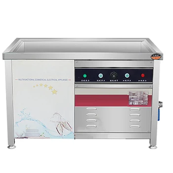 Съдомиялна машина с капацитет 3000 Вата, ултразвукова търговска машина за миене на съдове и зеленчуци, автоматична перална машина за хранене на хотела