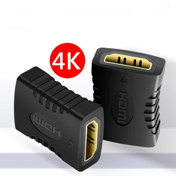 4K, HDMI-Съвместим Удължител Женски Converter Adapter-удължителен кабел за Дисплей на Лаптоп PS4/3 PC TV Hdmi Удлинительный Кабел
