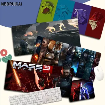 Хладно подложка за мишка Mass Effect, супер креативен дизайн, голяма игри размера за заключване на големи ръбове геймърска клавиатура