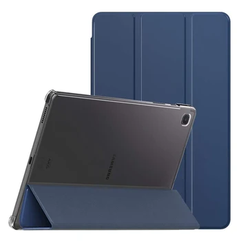 Калъф за таблет Samsung Galaxy Tab S6 Lite 10.4 2020 SM-P610 SM-P615 Защитно Поставка Funda флип-надолу Капака Прозрачна Делото