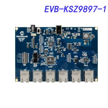 Прогнозна такса EVB-KSZ9897-1, преминаването KSZ9897 Gigabit Ethernet, 6 порта, RJ-45
