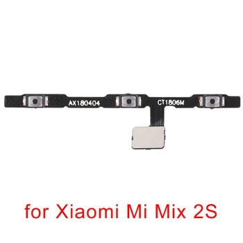 Новост за Xiaomi Mi Mix 2S, бутон за включване и бутон за регулиране на силата на звука, гъвкав кабел за Xiaomi Mi Mix 2S