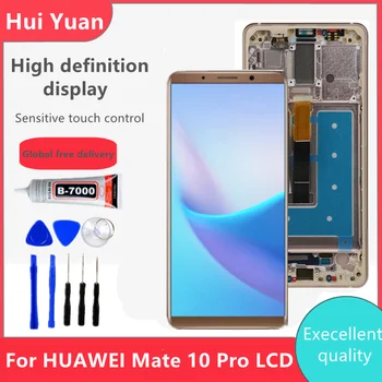 ОРИГИНАЛЕН Дисплей За Huawei Mate 10 Pro LCD дисплей с Сензорен екран Дигитайзер В Събирането На Huawei Mate10 pro BLA-L09 BLA-L29 на екрана на дисплея