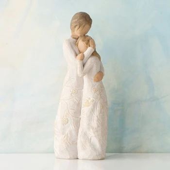 Имитация резбарска Украса за родители и деца, на новост, 3D декорации от смола за декорация на спалнята
