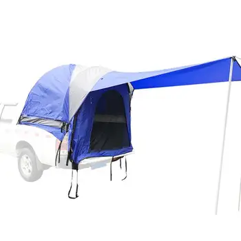 Сенник за къмпинг пожар палатки за пикапи, с преден навес за къмпинг 190T пожароустойчива полиестерна палатка