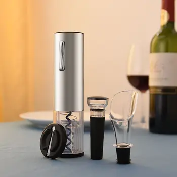 Потребителски логото на Акумулаторна електрическа отварачка за вино Автоматично подаръчен комплект Електрически тирбушон отварачка за бутилки вино