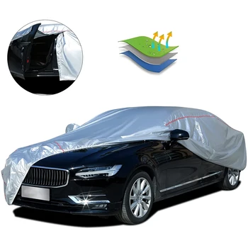 Универсални автомобилни седалките, пълно защитно покритие, защита от слънце, UV, сняг, прах, защитен калъф за Volkswagen Polo, Passat, Golf, Tiguan