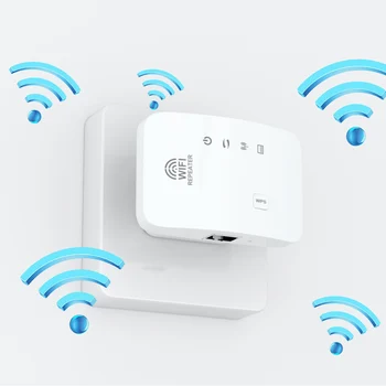 Lintertek 300 Mbps на 2,4 Ghz Безжична Усилвател на сигнала на Wi-Fi 2G, 3G, 4G Мрежата на Далечни разстояния Wifi Ретранслатор Удължител Усилвател WPS Режим AP