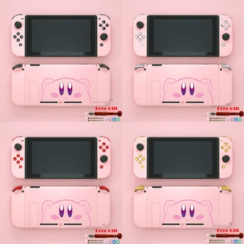 Падащите розови занаяти за корпуса на ключа JoyCon Подмяна на корпуса на контролера Калъфче за конзолата на Nintendo Switch аксесоари