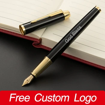 Луксозна метална писалка Бизнес Реклама Потребителски логото на Офис консумативи, Ученик Учител Подарък химикалка за подпис на Едро