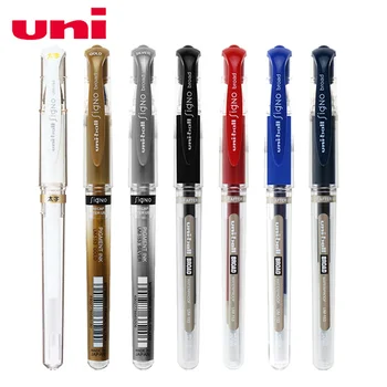 Натурална японската гел химикалка Uni-ball Вода Broad UM-153 от 6 теми с дебелина от 1,0 mm, син/черен/червен/бял/сребро/злато